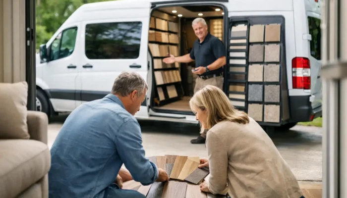 Mobile Flooring Showroom Benefits for Your Home