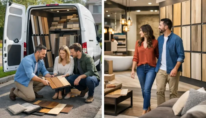 Mobile Flooring Store vs Showroom